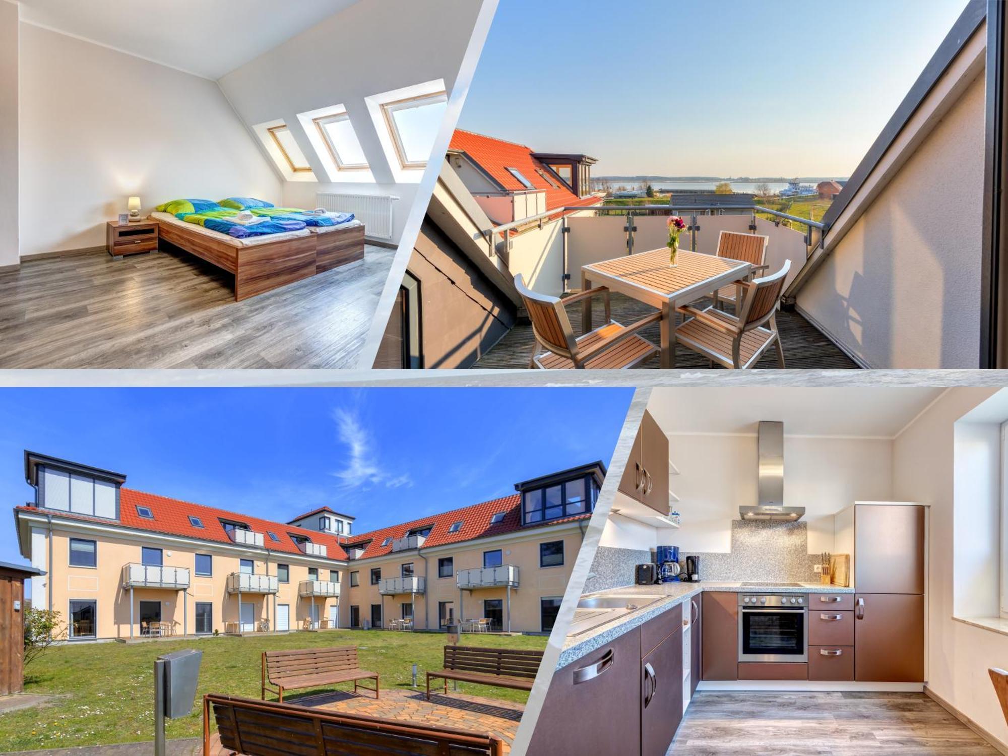 Peenemuende, Seglerhafen St Schoner 7, 13, 14 Bagian luar foto