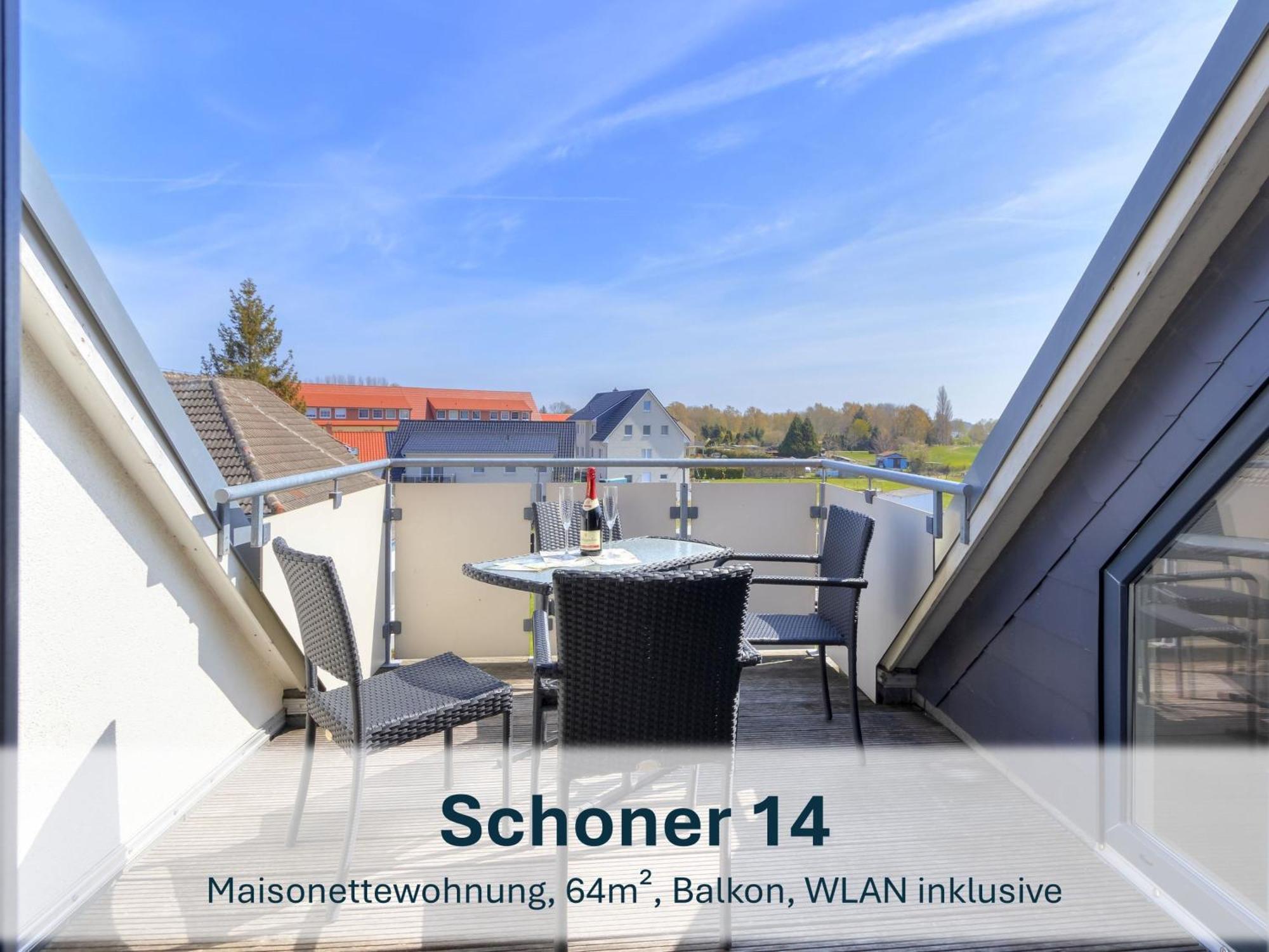 Peenemuende, Seglerhafen St Schoner 7, 13, 14 Bagian luar foto