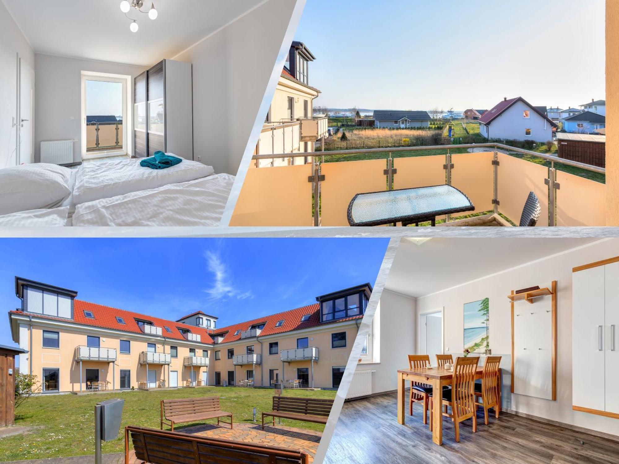 Peenemuende, Seglerhafen St Schoner 7, 13, 14 Bagian luar foto